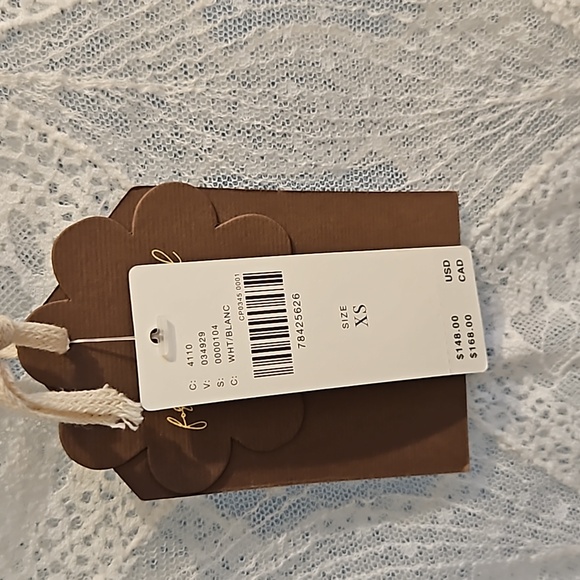 Anthropologie, Lace beaded puff sleeve xs - Picture 7 of 8